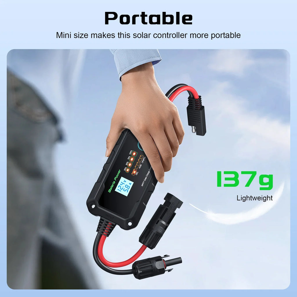 Innospo 10A 12V MPPT solar charge controller - product image 3