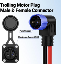 Load image into Gallery viewer, Innospo 50A elbow trolling motor plug and receptacle - product image 4