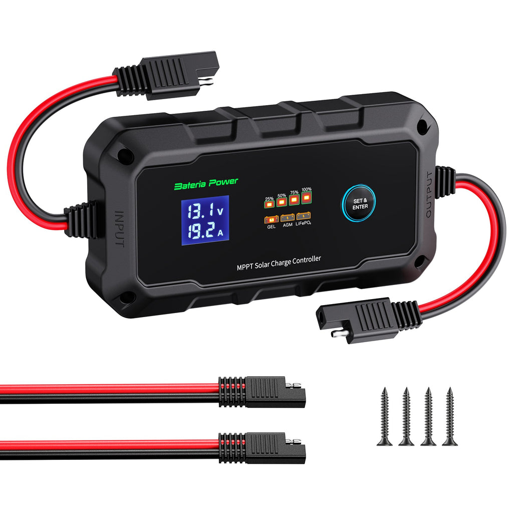 Innospo 10A 20A 12V-24V MPPT solar charge controller