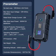 Load image into Gallery viewer, Innospo 10A 20A 12V-24V MPPT solar charge controller - product image 9