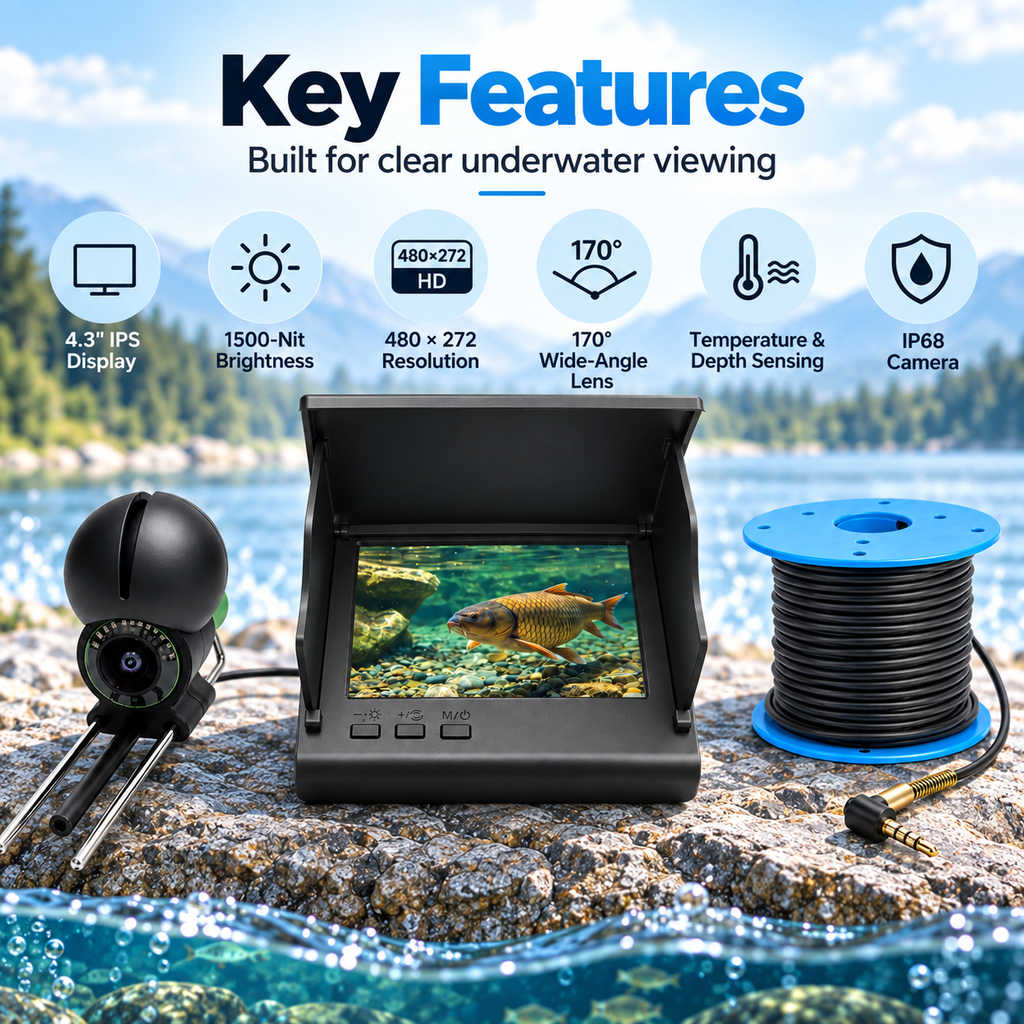 4.3" Underwater Fishing Camera - view 3