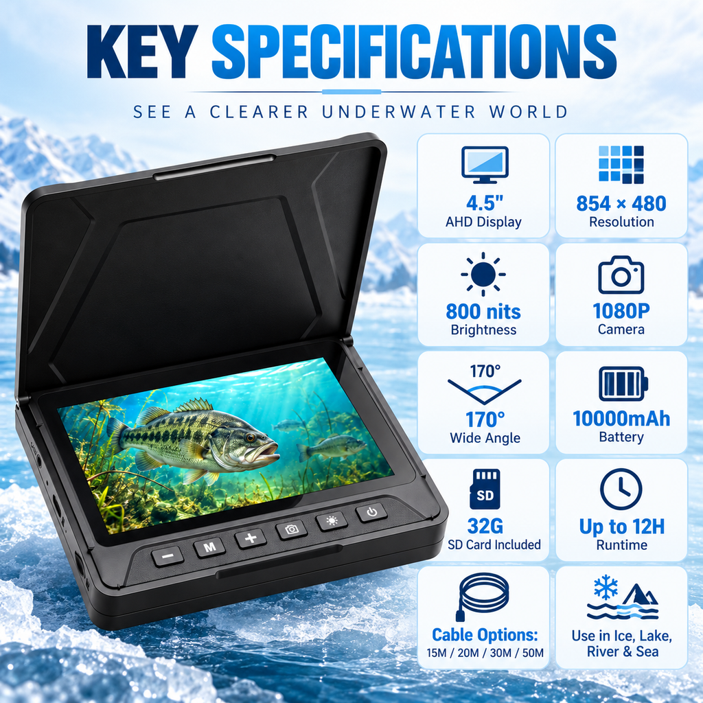4.5" AHD Underwater Fishing Camera - view 2