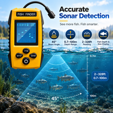 Load image into Gallery viewer, Portable Handheld Sonar Fish Finder - view 4