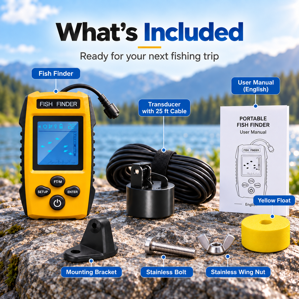 Portable Handheld Sonar Fish Finder - view 7