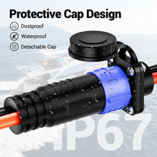 Load image into Gallery viewer, Innospo 50A straight trolling motor plug and receptacle - product image 2