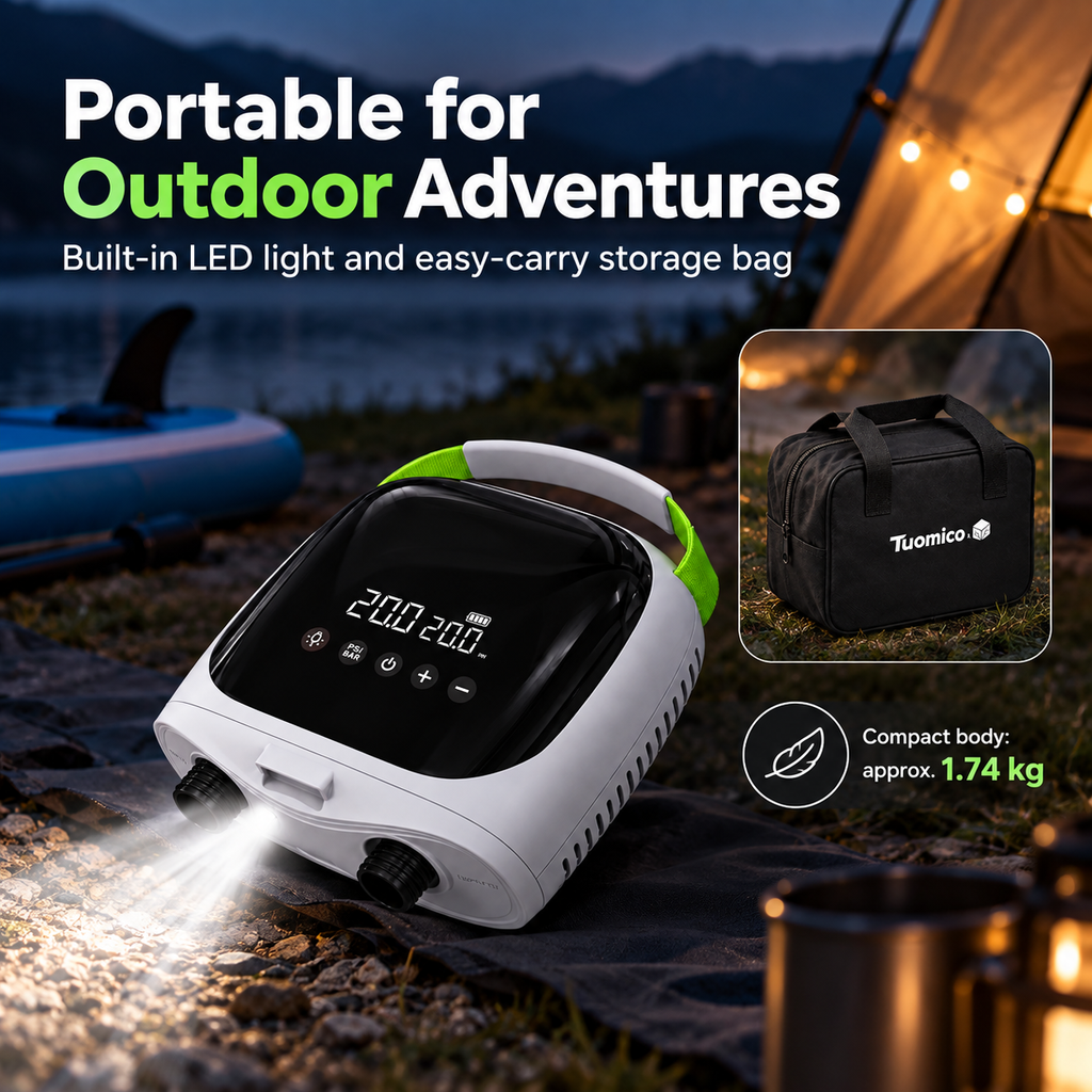 Innospo 20 PSI Rechargeable SUP Air Pump - Image 7