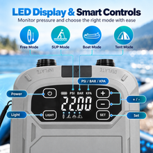 Load image into Gallery viewer, Innospo 22 PSI Rechargeable SUP Air Pump - Image 6